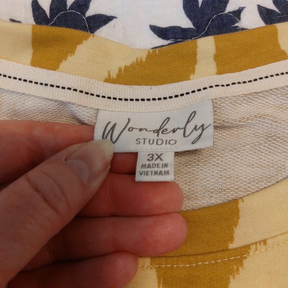 Wonderly Women's Zebra Print Shirt - Yellow - Picture 6 of 7